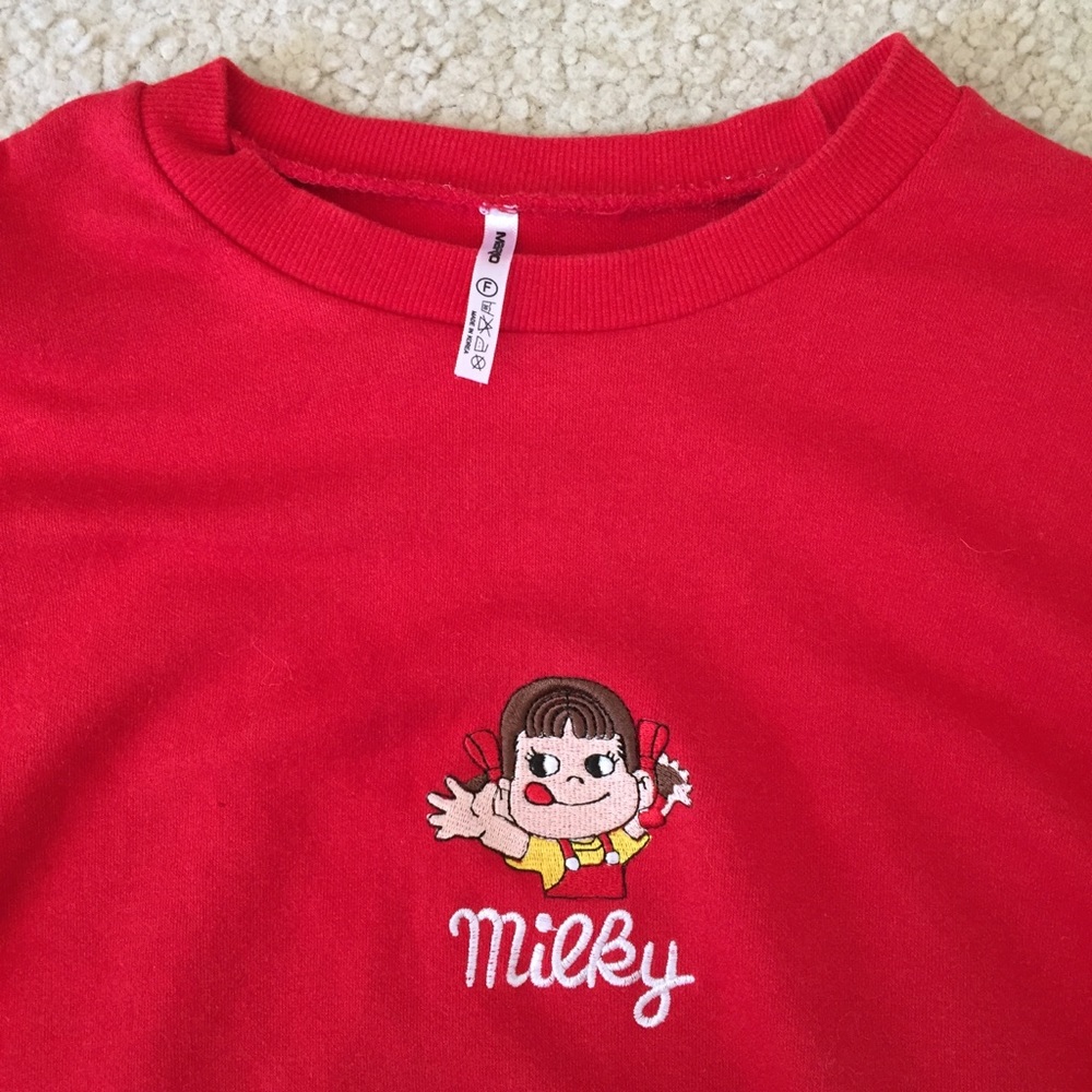 Milky Red Sweatshirt